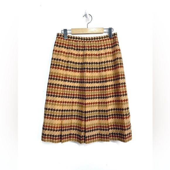 Vintage Dresses & Skirts - Vintage 60s Hudson’s Bay Company Houndstooth Pleated Skirt